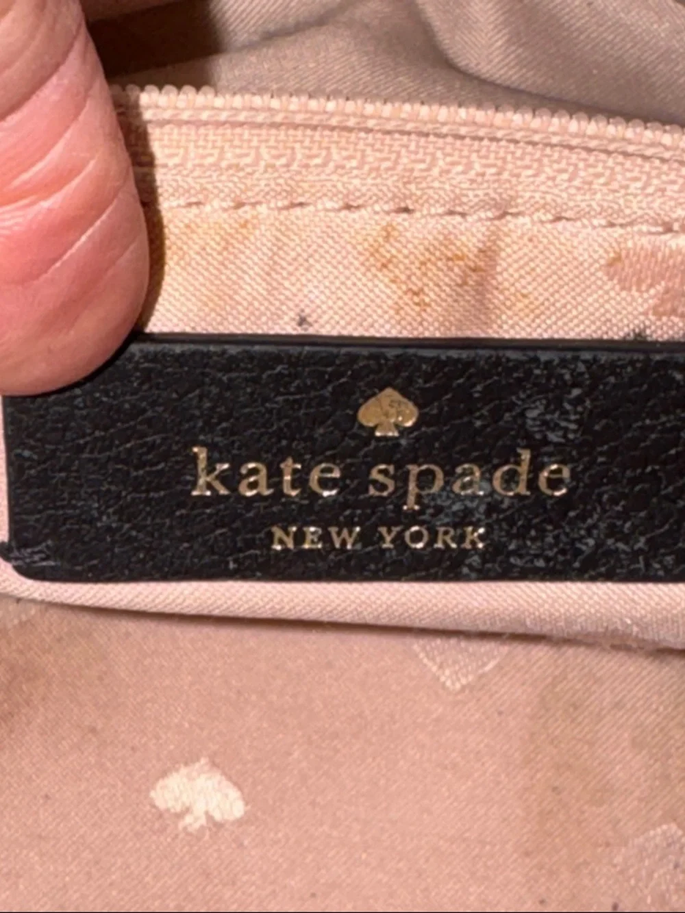 kate spade Black Pebbled Leather Satchel with Crossbody Strap